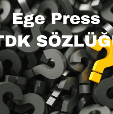 Ege Press TDK SÖZLÜĞÜ