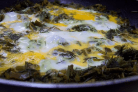 Yumurtalı Sarmaşık ve Arapsaçı (Rezene) Kavurması