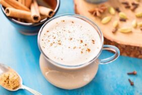 Evde chai tea latte yapımı