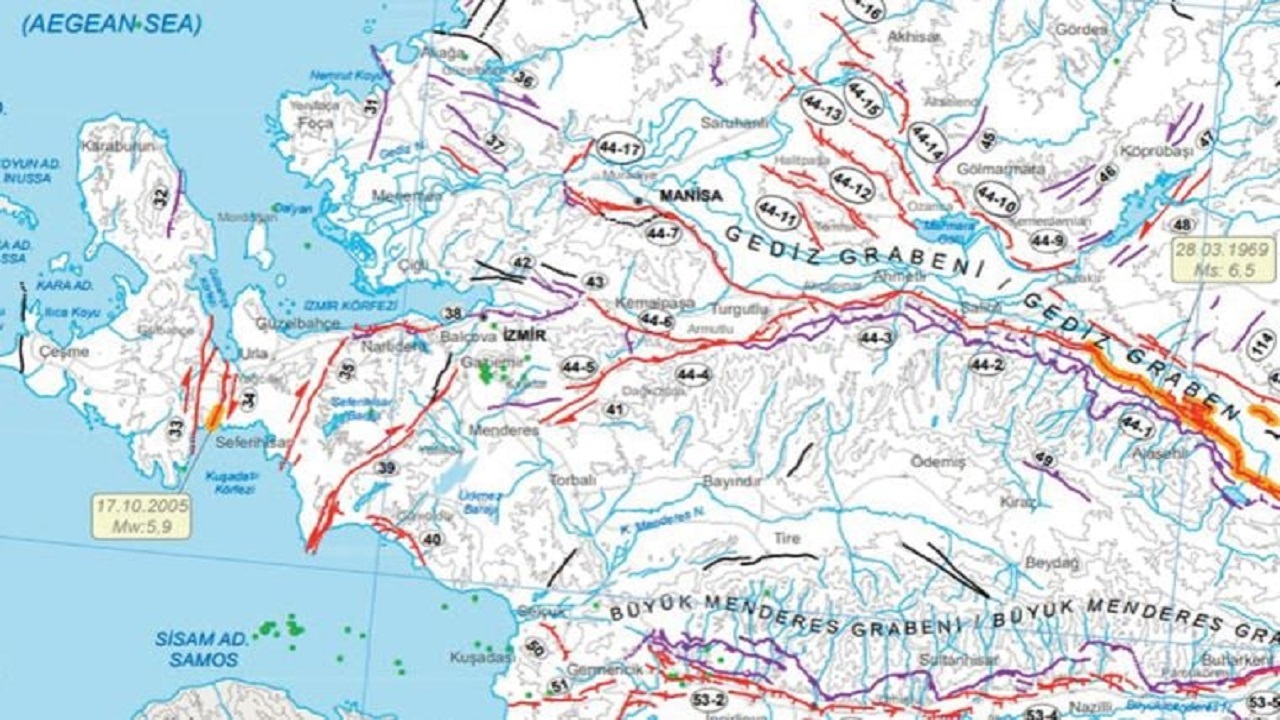 izmir deprem haritası