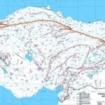 Kuzey Anadolu Fay Hattı haritası