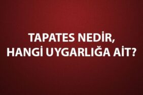 Tapates nedir, ne demek?