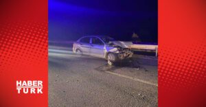 Uşak'ta trafik kazasında 3 kişi yaralandı