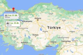 Eskişehir İstanbul arası kaç km?