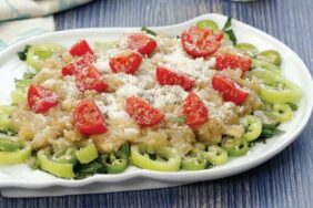 Közlenmiş patlıcan salatası