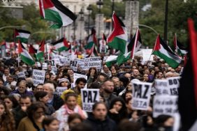 ispanya yürüyüş filistin