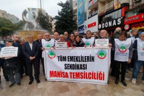 Manisa Emekliler Protesto