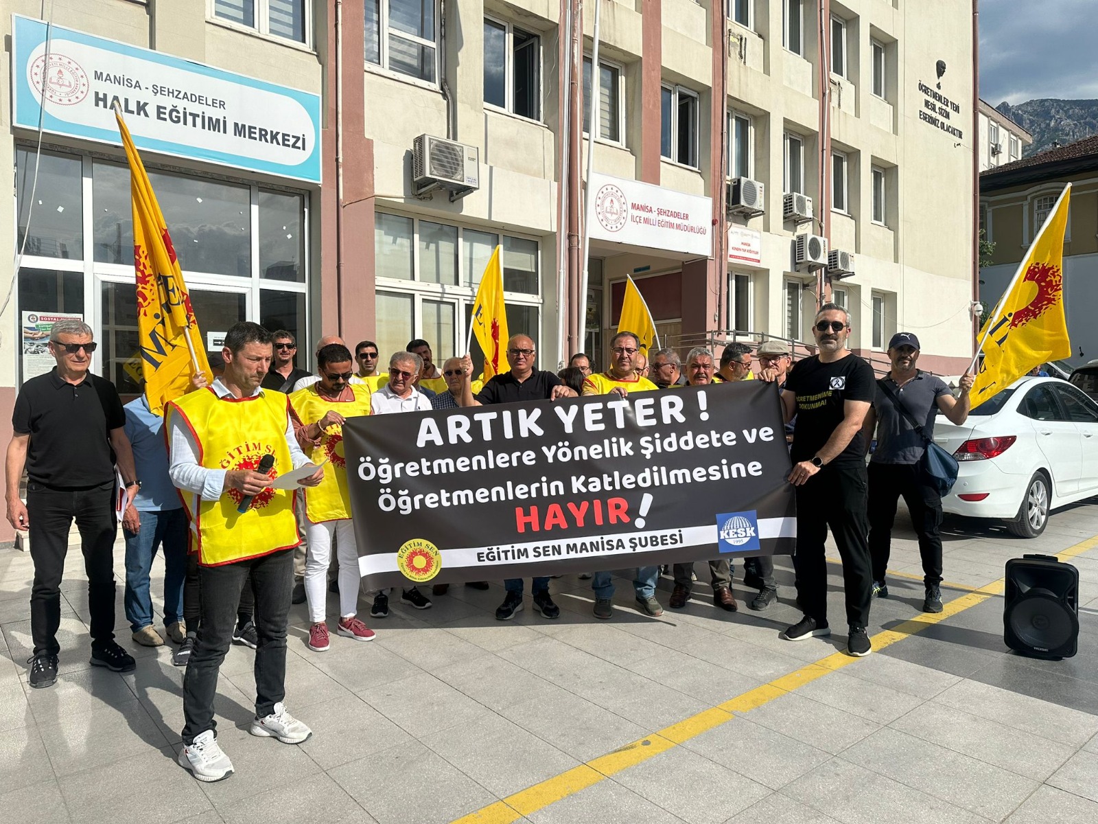 Eğitim-Sen şiddete “dur” demek için eylemde