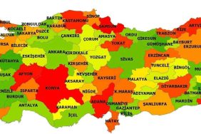 TR Türkiye Harita İller
