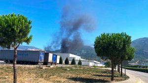 manisa lojistik yangın