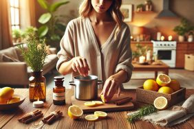 baharatlar ve kadın mutfak koku