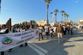 izmir emekliler eylem