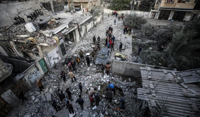 İsrail Katliamlarında 444. Gün! Gazze’de Can Kaybı 45 Bin 317 Oldu