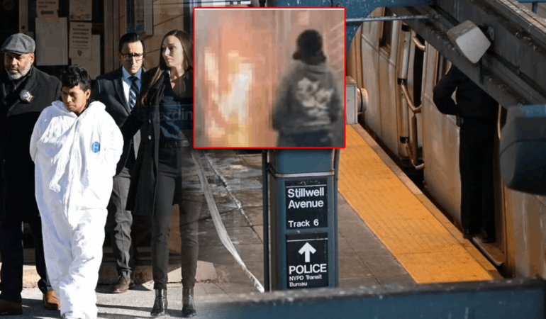 Metroda Uyuyan Kadını Ateşe Verip İzleyen Cani Yakalandı!