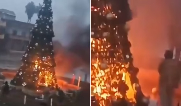 Suriye’de Noel Ağacı Krizi Büyüyor