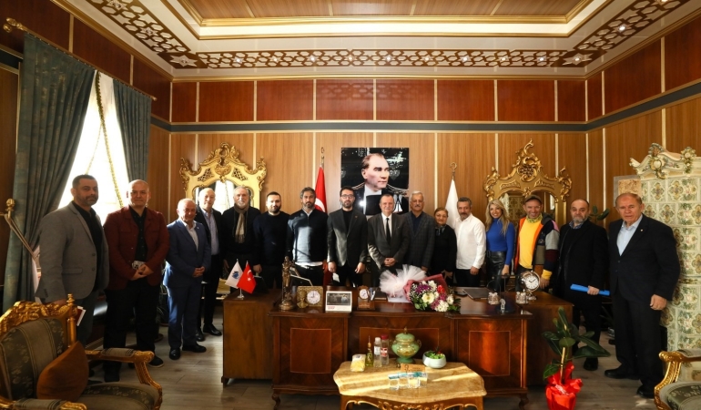 Gazeteciler Cemiyeti’nden Başkan Balaban’a ziyaret