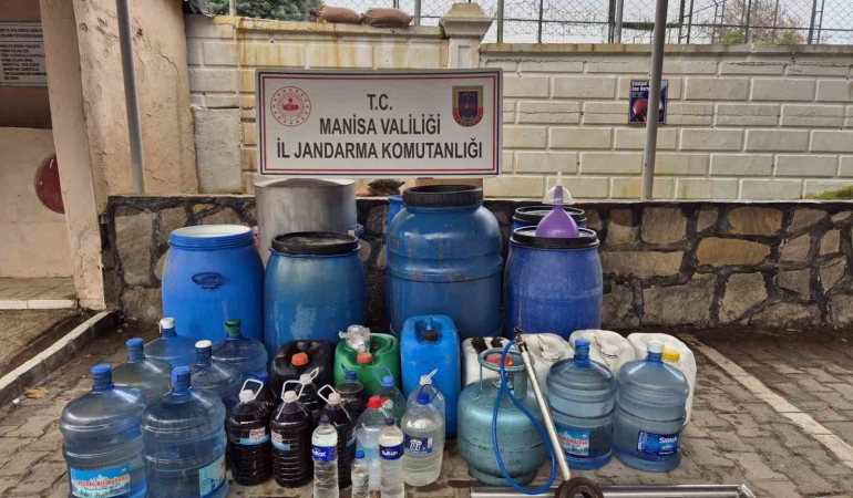 Jandarmadan kaçak alkol operasyonu