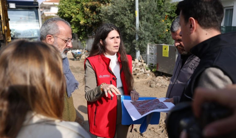 Başkan Denizli, “Doğal gaz hattının 2,5 kilometrelik ilk etabı tamamlandı” 