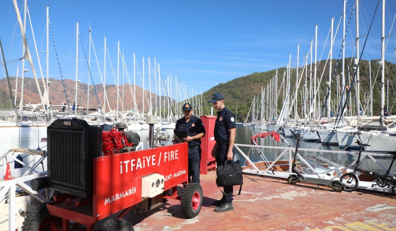 Muğla Büyükşehir İtfaiyesinden Yangınlara Karşı Önleyici Faaliyetler