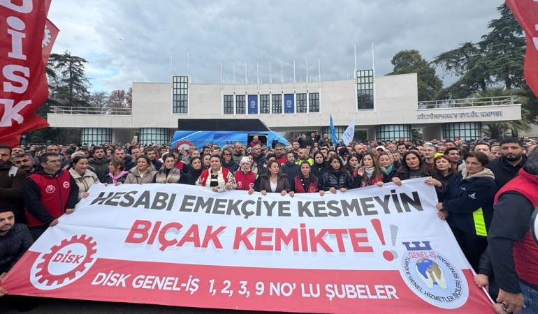 İzmir’de belediye işçileri iş bıraktı