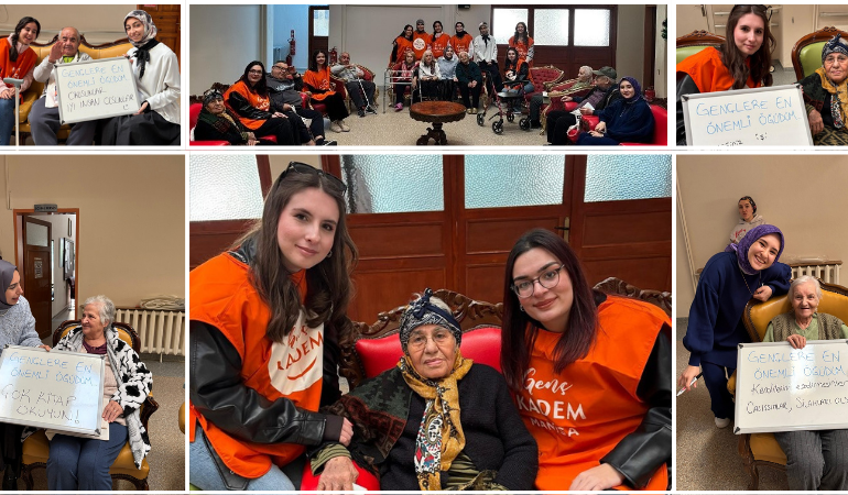 Kadın ve Demokrasi Vakfı sosyal sorumluluk projeleri çerçevesinde huzurevi ziyaretinde bulundu