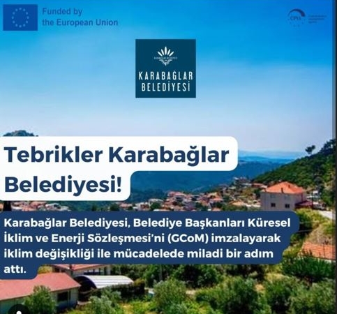 İklim değişikliğine ve afetlere karşı dirençli bir Karabağlar için önemli imza