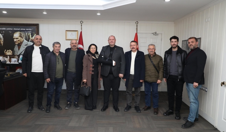 Alevi Büyüklerinden Başkan Çiçek’e Teşekkür Ziyareti