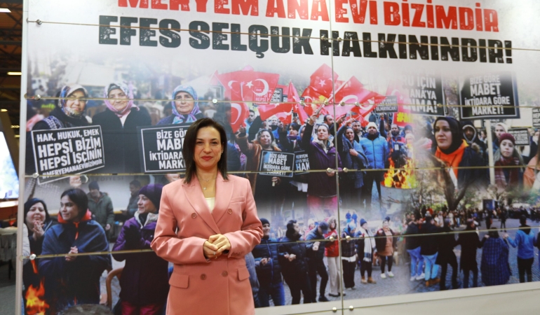 Başkan Ceritoğlu Sengel: Meryem Ana Evi direnişimizle EMITT’E katıldık