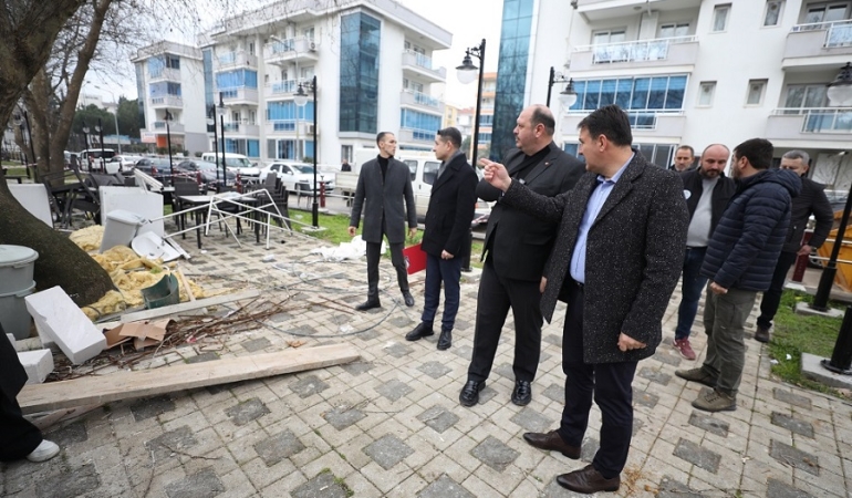 Başkan İlkay Çiçek Çalışmaları İnceledi