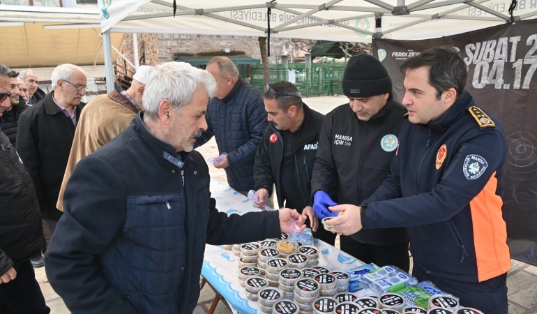 Manisa Büyükşehir Belediyesi Depremde Hayatını Kaybedenleri Andı