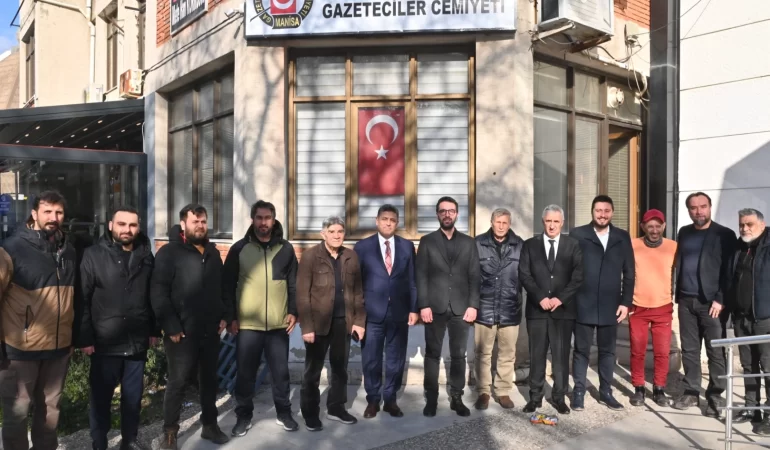 Manisa Büyükşehir’den Gazeteciler Cemiyeti’ne ziyaret