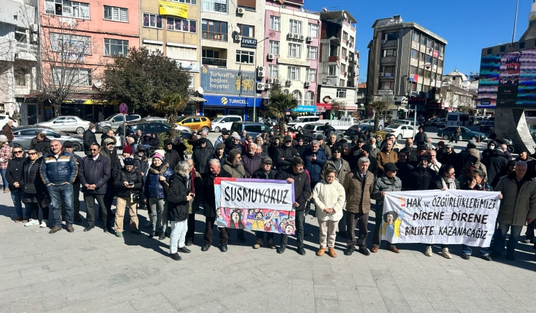 Burhaniye Demokrasi Güçleri: Baskılara boyun eğmedik, eğemeyeceğiz!