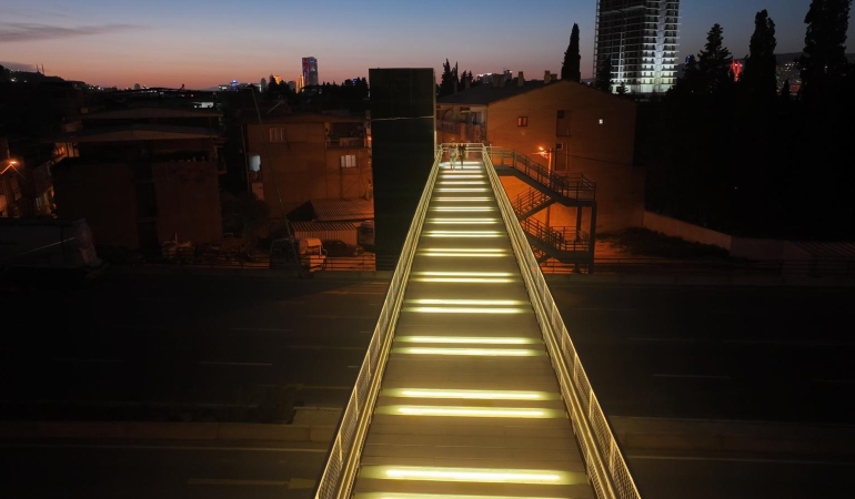 Altındağ Yaya Üst Geçidi hizmete açıldı