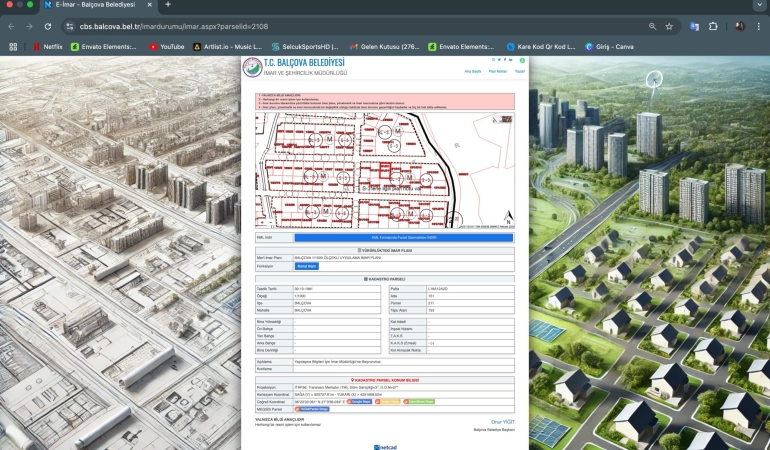 Balçova Belediyesi’nden vatandaşa e-imar kolaylığı