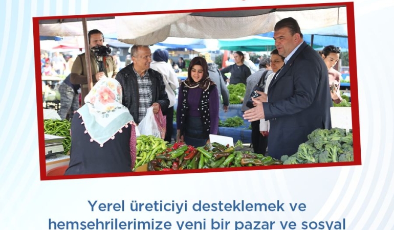 Seferihisar Belediyesi, Karakayalar Pazar Yeri’ni hizmete açıyor