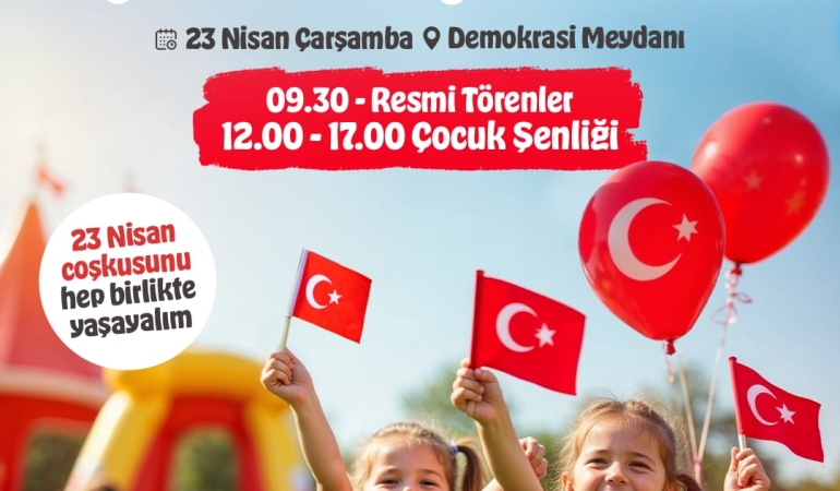 NARLIDERE’DE 23 NİSAN’DA ŞENLİK VAR