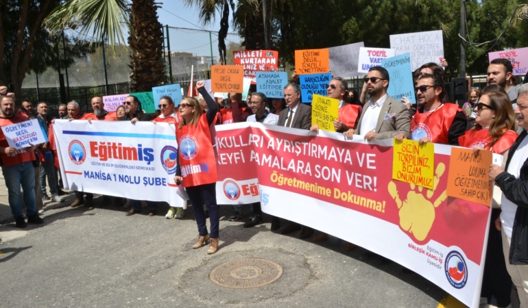 ‘Proje okul’ projesi Manisa’da öğrenciler, sendika ve STK’lar tarafından protesto edildi