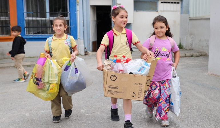 Buca Belediyesi’nin örnek geri dönüşüm çalışması