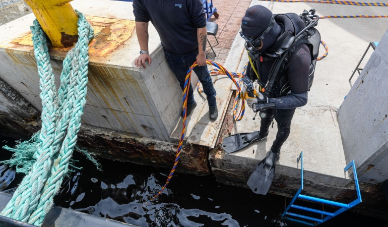 İZDENİZ acil müdahale için dalgıç ekibi kurdu