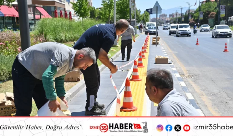 Görme Engelliler için Hissedilebilir Zemin Uygulaması Sürüyor