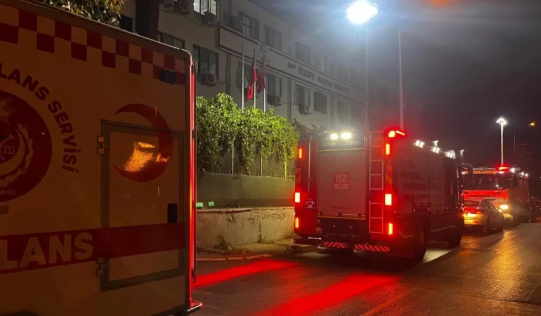 İzmir’de engelli bakımevinde yangın: 12 kişi hafif şekilde yaralandı