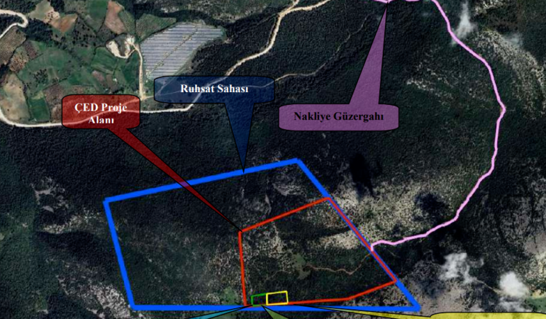 Manisa Soma’da Ormanlık Alana Kalker Ocağına Vize