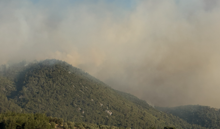 Soma’da yangın alarmı: Çiftçiler su tankerleriyle yardıma gelsin