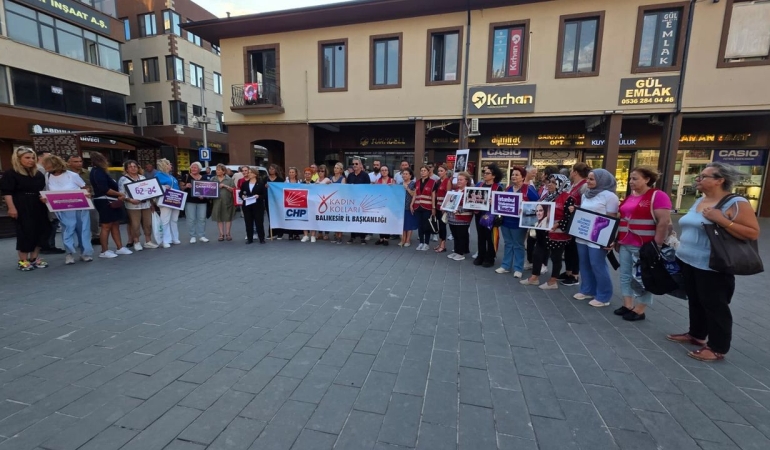 CHP’li kadınlar ayakta: Saliha Akkaş için, tüm kadınlar için susmayacağız!