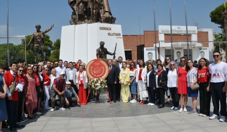 Manisa’da CHP’den 30 Ağustos ve ‘Free İmamoğlu’ mesajı