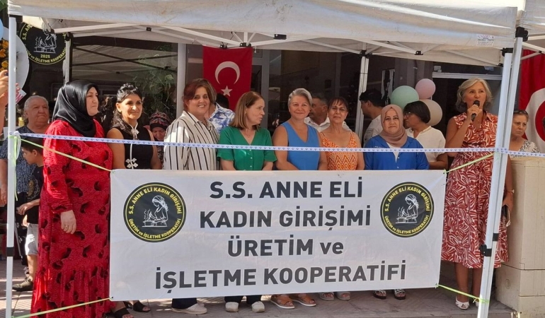 Yunusemre’de Anne Eli Kadın Girişimi Üretim ve İşletme Kooperatifi açıldı