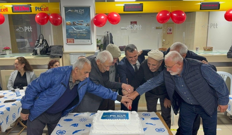 PTT’nin kuruluşunun 185. yılı Manisa’da böyle kutlanıyor