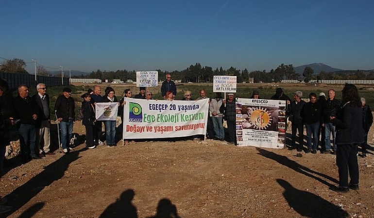 EGEÇEP, Efes Antik Kenti’ndeki inşaat çalışmalarına tepki gösterdi