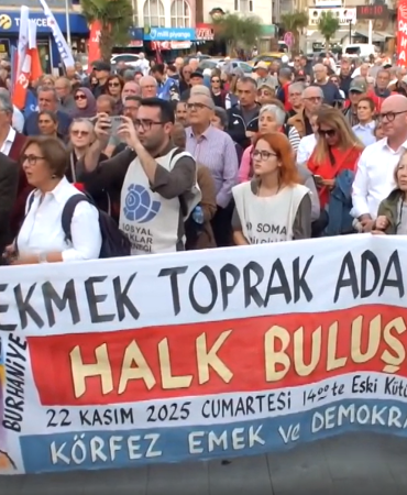 burhaniye çevre mitingi