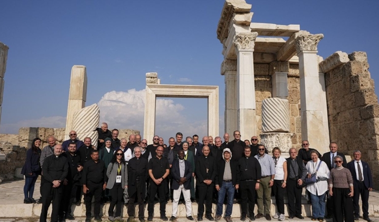 Papa 14. Leo’nun Türkiye ziyareti öncesi Vatikan heyeti Denizli’de incelemelerde bulundu